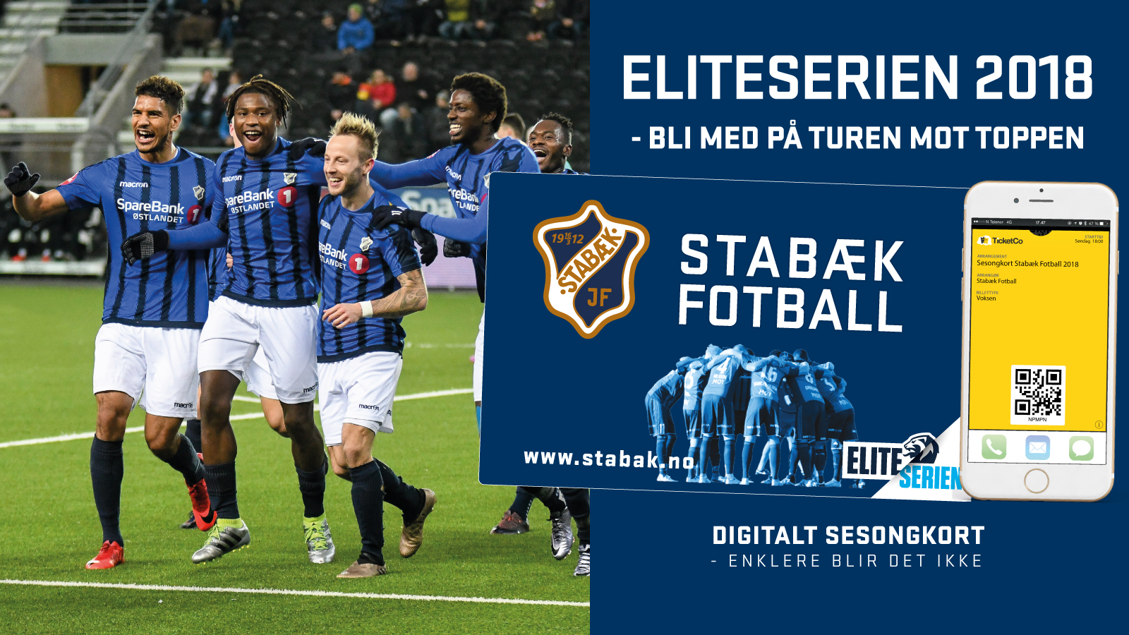 ELITESERIEN 2018: Digitalt sesongkort